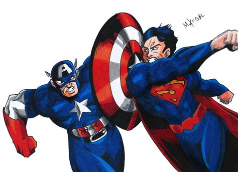 Captain America Vs Superman by MikeES on DeviantArt