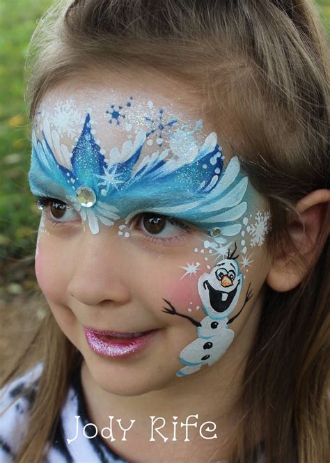 Frozen Olaf Face Painting Tips, Girl Face Painting, Face Painting ...