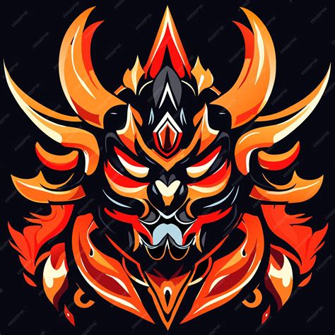 Premium Vector | Digital art icons of demons