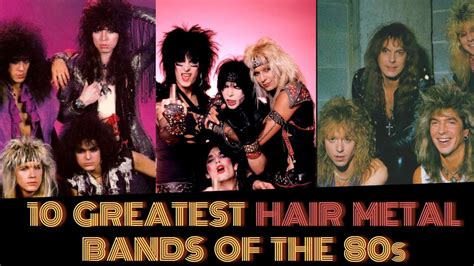 Top 10 Greatest HAIR METAL BANDS Of The 80s - YouTube