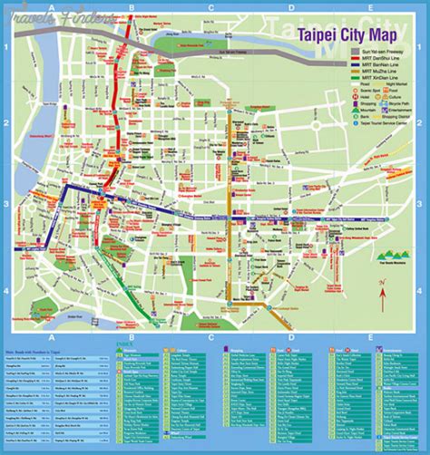 Tainan Map - TravelsFinders.Com