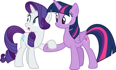 Rarity and Twilight by CloudyGlow on DeviantArt