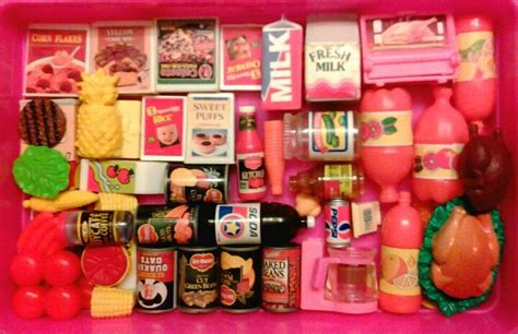 omg i remember some of this barbie food. I had all the fruits and ...