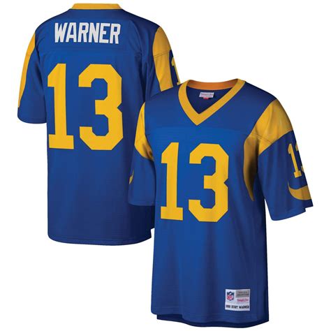 Kurt Warner St. Louis Rams Mitchell & Ness NFL Blue Throwback Jersey