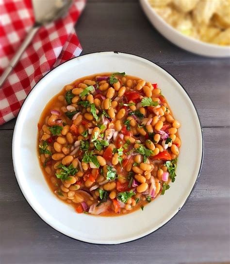 Baked Bean Salad • Tamarind and Thyme Baked Beans Salad, Canned Baked Beans, Easy Baked Beans ...