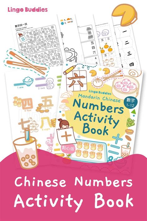 Chinese Numbers Activity Book Numbers Learning Busy Book - Etsy Canada in 2022 | Book activities ...