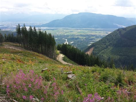 Looking down on the Fraser Valley - Scenic Views - QUADCRAZY