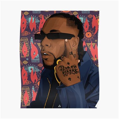 "BURNA BOY" Poster for Sale by anjola91 | Redbubble