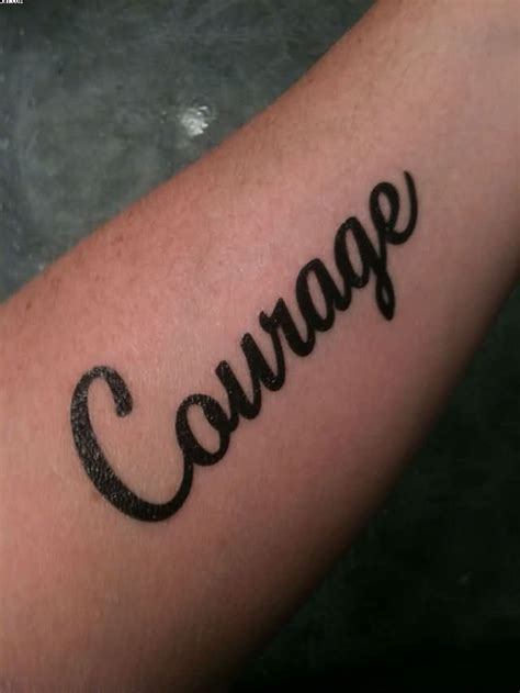 tattoo courage white ink tattoo on wrist white ink courage tattoo on