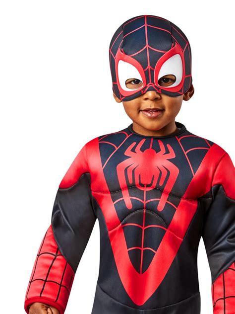 Miles Morales Spider-Man Costume for Toddlers - Marvel Spidey & His Am | Costume World NZ