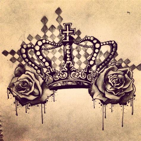 Rose And Crown Tattoo / 101 Crown Tattoo Designs Fit for Royalty ...