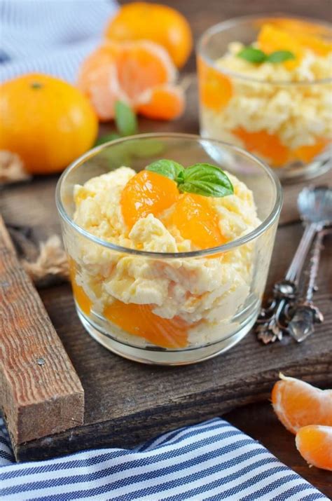 Tangerine Cream Parfait Recipe - Cook.me Recipes