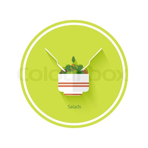 Salat-Symbol | Stock-Vektor | Colourbox