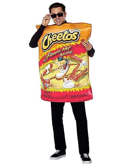 Adult Flamin' Hot Cheetos Bag Costume - Spirithalloween.com