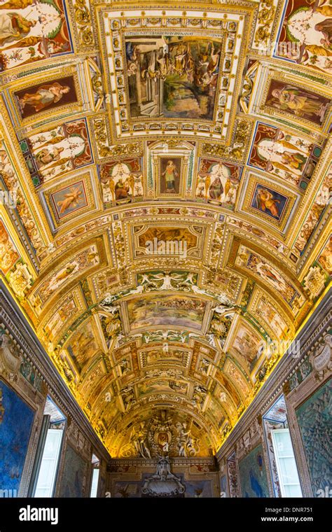 Gallery of Maps in the Vatican museums, Vatican City, Rome, Italy ...