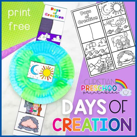Creation Crafts for Preschoolers - Christian Preschool Printables