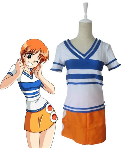 Free Shipping One piece Nami Two Years ago Anime Cosplay Costume on ...