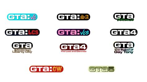 Every logo of the GTA series in the style of GTA 2. : r/GTA