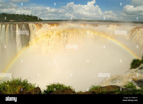 Iguazu Falls Rainbow Stock Photo - Alamy