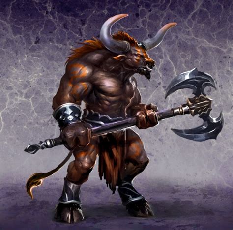 Asterion: The Minotaur (God Concept) : r/Smite