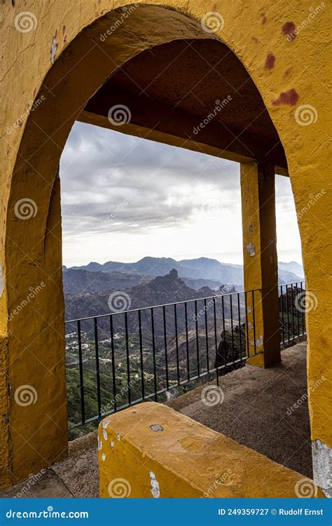 Gran Canaria Hiking Route Cruz De Tejeda To Artenara, View into Caldera De Tejeda, Canary ...