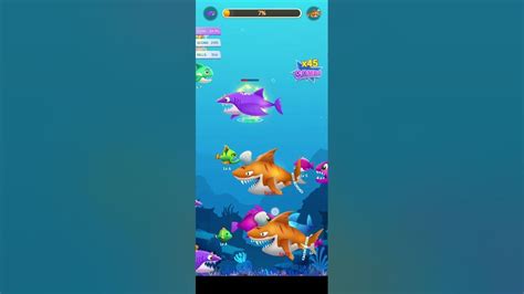 45 Combo in Fish Evolution Game 🔥😱@ZombieCandy14 #gameplay #shorts ...