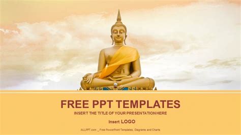 Buddha Statue-Religion PowerPoint Templates