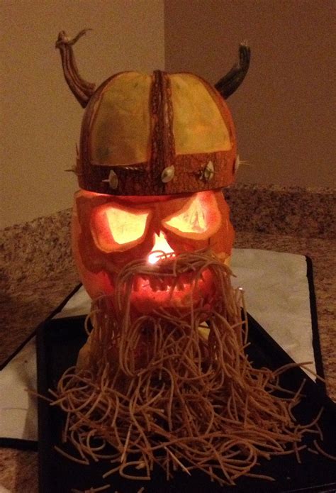 Viking pumpkin | Halloweenie, Novelty lamp, Vikings