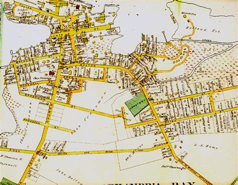 1892 MAP OF ALEXANDRIA BAY