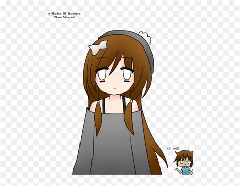 Transparent Minecraft Herobrine Png - Herobrine Anime Girl Version, Png Download - vhv