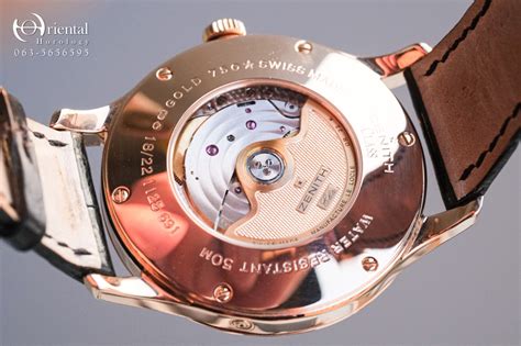 Zenith Class Elite Moonphase Rose Gold - Oriental Horology