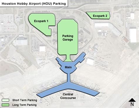 Houston Hobby Airport Parking | HOU Airport Long Term Parking Rates & Map