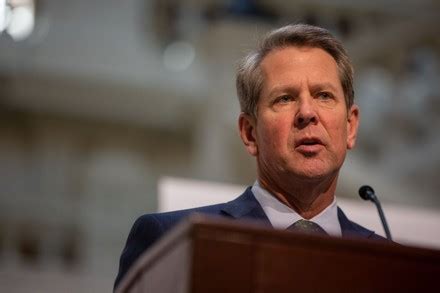 Governor Brian Kemp Rga Hosts Press Editorial Stock Photo - Stock Image ...