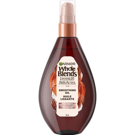 Garnier Whole Blends Coconut Oil & Cocoa Butter Smoothing Oil, 100 ML | Walmart Canada