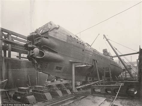 The century-old images of a German WWI U-Boat raised from depths of the North Sea | Daily Mail ...