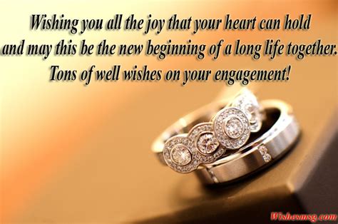 120+ Engagement Wishes, Messages and Greetings - WishesMsg