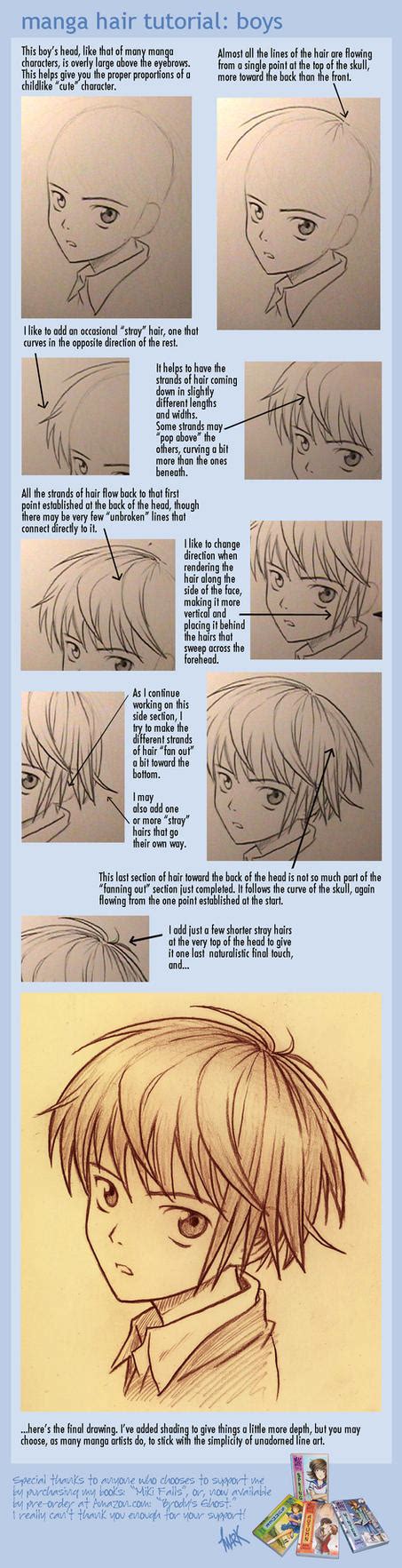 manga hair tutorial: boys by markcrilley on DeviantArt