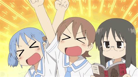 These girls..... | Nichijou, Best comedy anime, Comedy anime