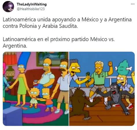 La predicción de Los Simpsons, el Chavo del 8 y todos los memes de triunfo de Argentina sobre ...