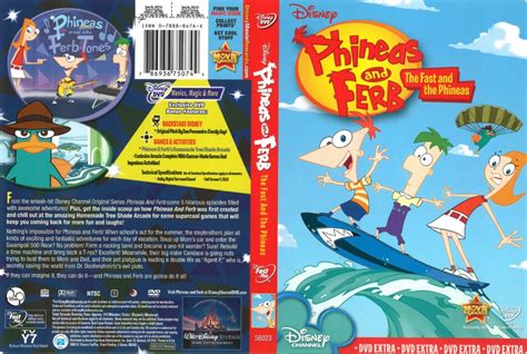 Phineas and Ferb: The Fast and the Phineas (2008) R1 DVD Cover ...