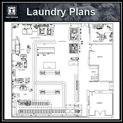 the floor plan for laundry plans is shown in this black and white photo, with an image