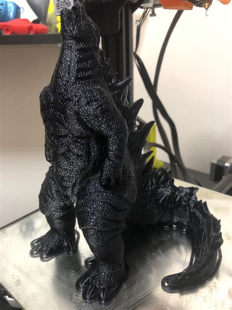 3D printed Godzilla! No Supports! • made with Ender 3・Cults