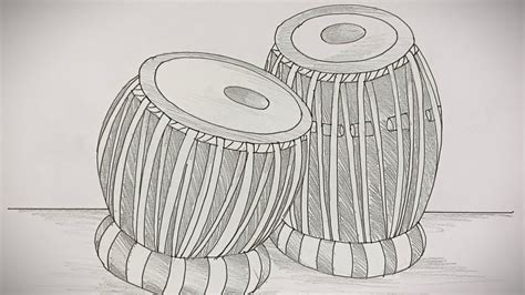 235. Tabla [ pencil sketch] - YouTube