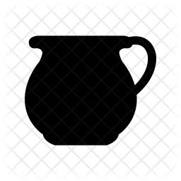 Ceramic vase Icon - Download in Glyph Style