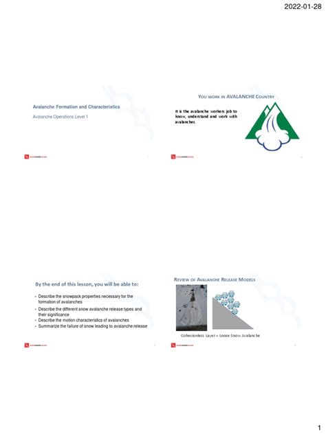 Avalanche Formation and Characteristics | PDF | Snow | Forms Of Water