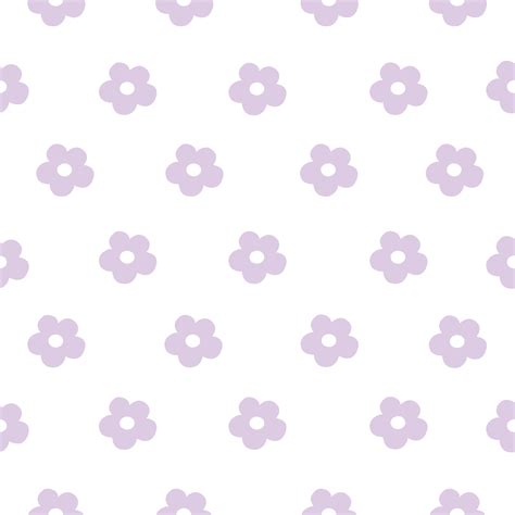 Pastel purple flower pattern for printing, fabric pattern, wallpaper, background 5877480 Vector ...