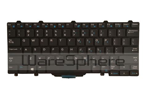 Backlit Keyboard for Dell Latitude E7250 E5250 3P2DR Black US