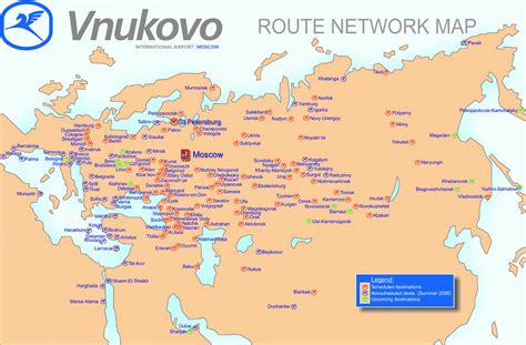 Vnukovo International Airport (Moscow, Russia) (With images) | Route map, International airport ...