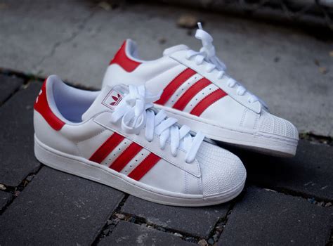 adidas Originals Superstar II - White - Red - SneakerNews.com