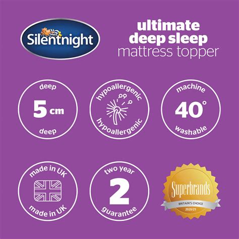 Silentnight Ultimate Luxury Deep Sleep Mattress Topper